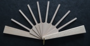 Fansticks to fit Flowers Fan Pattern with Light Guard sticks